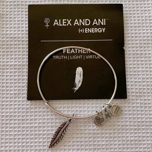 Feather Alex and Ani Bracelet
